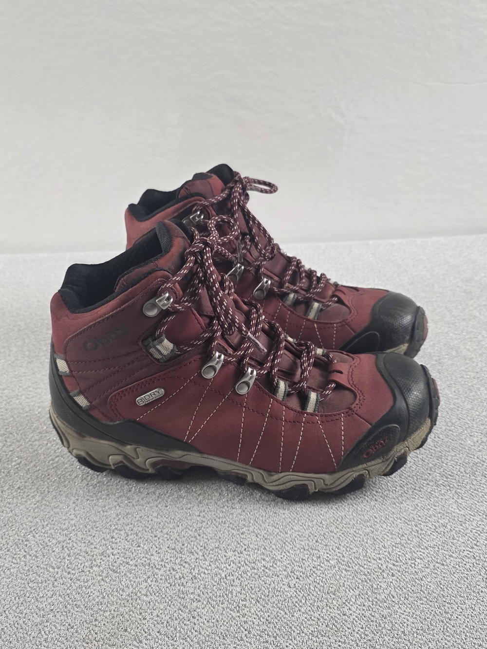Oboz Bridger Mid B-Dry Hiking Boot Red Women's 8.5